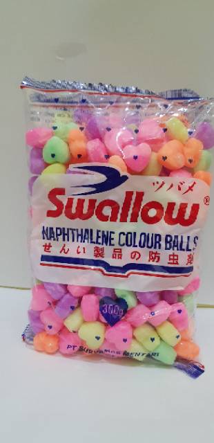 KAMPER SWALLOW NAPHTHALENE COLOUR BALLS LOVE 300GR