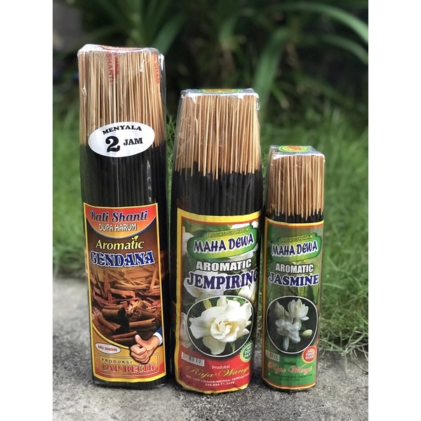 Stick 28cm/32cm Dupa Bali Harum Hio Aromatherapy - Dupa Mahadewa Full Celup abu tidak panas