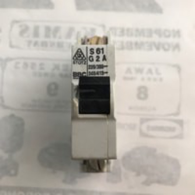 MCB 1P 20A 1Phase 20A 1Pole 20A BBC