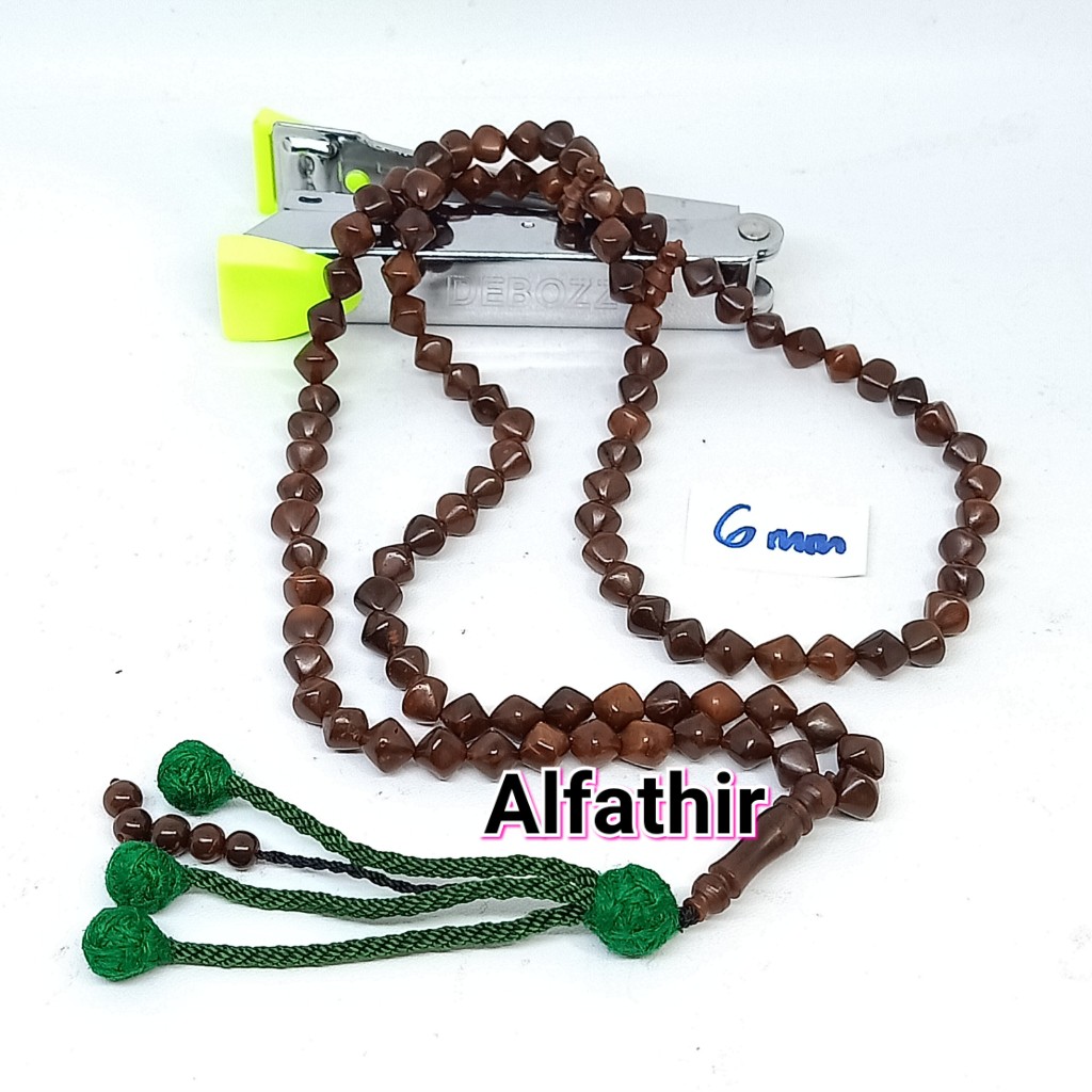 GROSIR 5PCS tasbih 99 kokka kaukah wajik rumbai 6mm COKLT