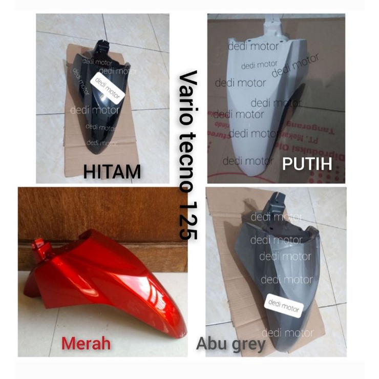 Spakbor Depan Vario 125  2012 - 2015 Sepakbor Depan Vario 125 lama  hitam putih abu merah/ sepakbor depan vario tecno 125 putih merah abu grey merah putih hitam maroon hitam putih