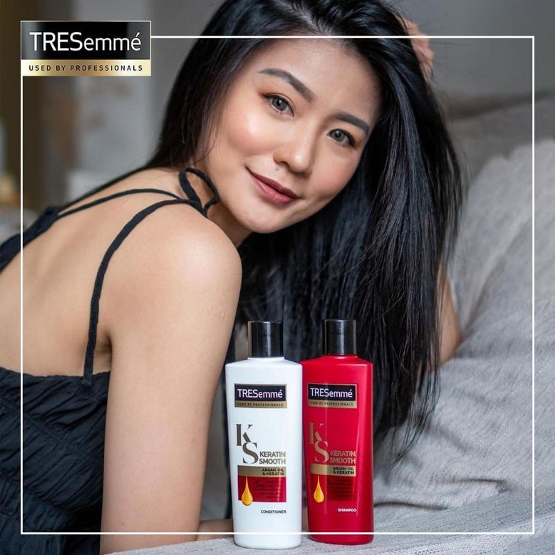 shampoo Tresemme 340ml/ 170ml keratin smooth / tresme shampo