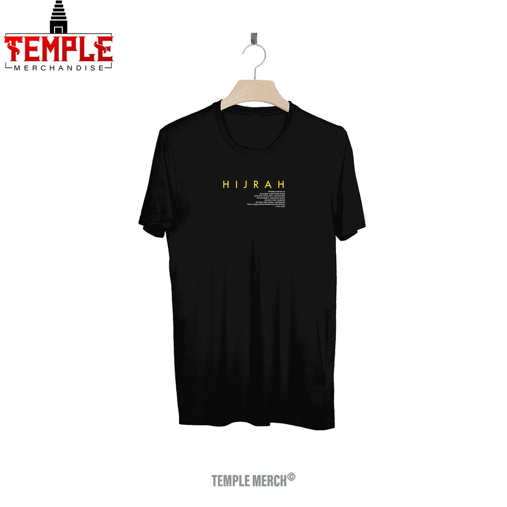 Jual Baju Kaos Islami Hijrah Temple Merch Shopee Indonesia