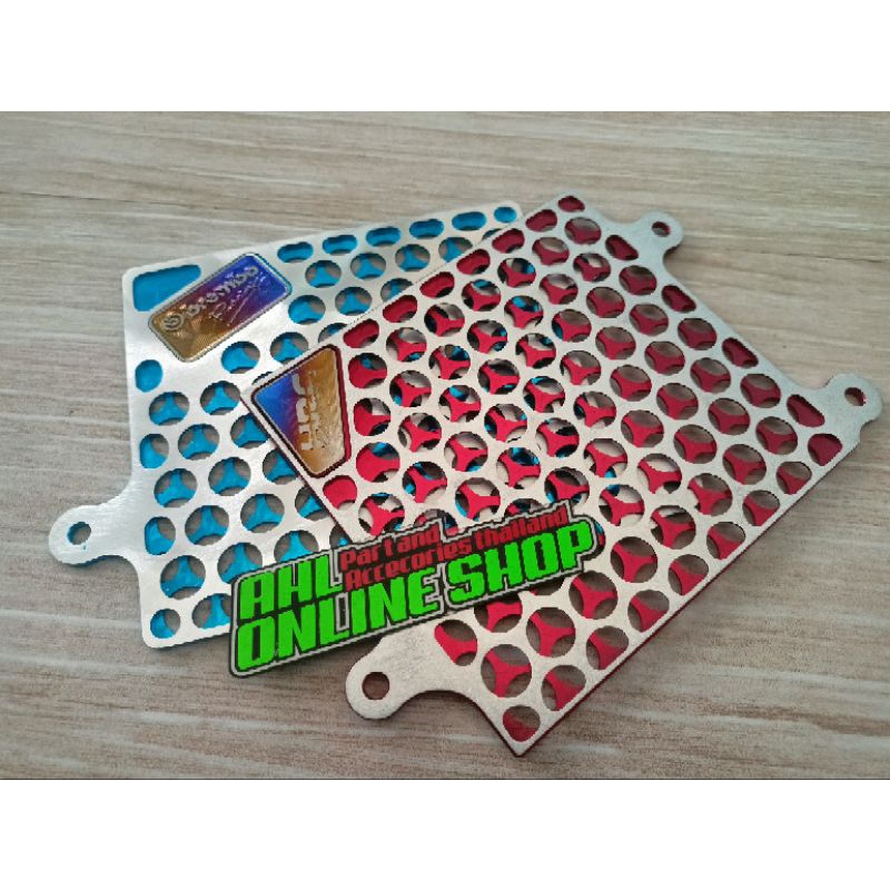 Cover tutup radiator vario 125/150/PCX hrc titanium