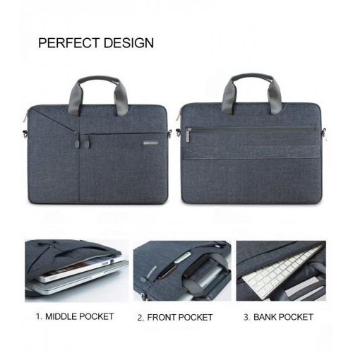 WiWU Laptop Bag Case 15.6 Shoulder Bags Case Waterproof Notebook Bag