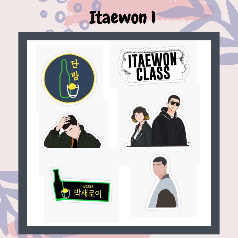 Sticker Drakor Itaewon Class Park seo joon tumblr aesthetic