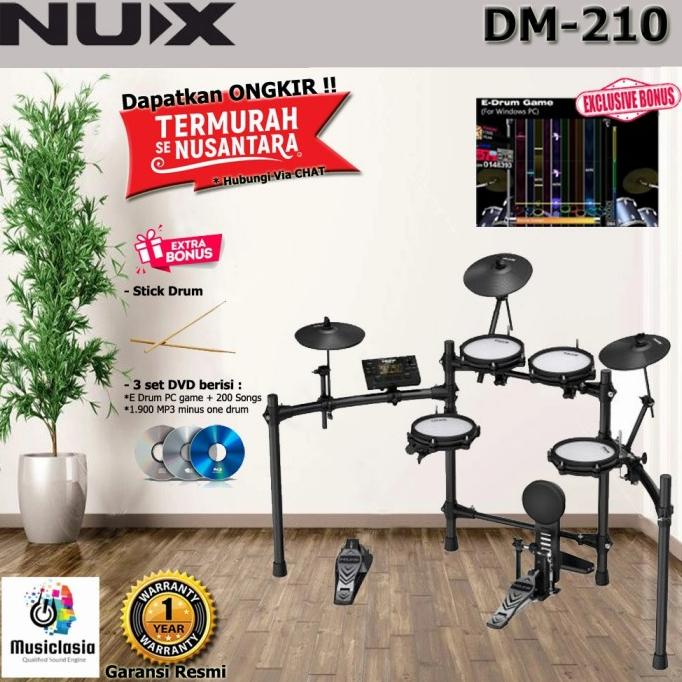 Nux Dm210 Electric Drum / Dm 210 / Dm-210 Drum Elektrik