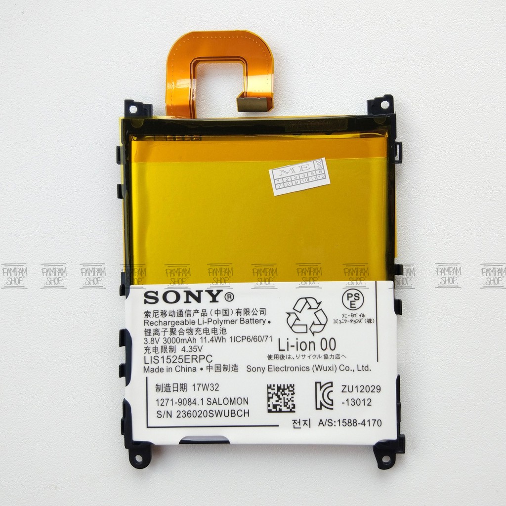 Baterai Sony Xperia Z1 Compact C6902 LIS1525ERPC Original OEM Batrai Batre HP LIS1525 ERPC