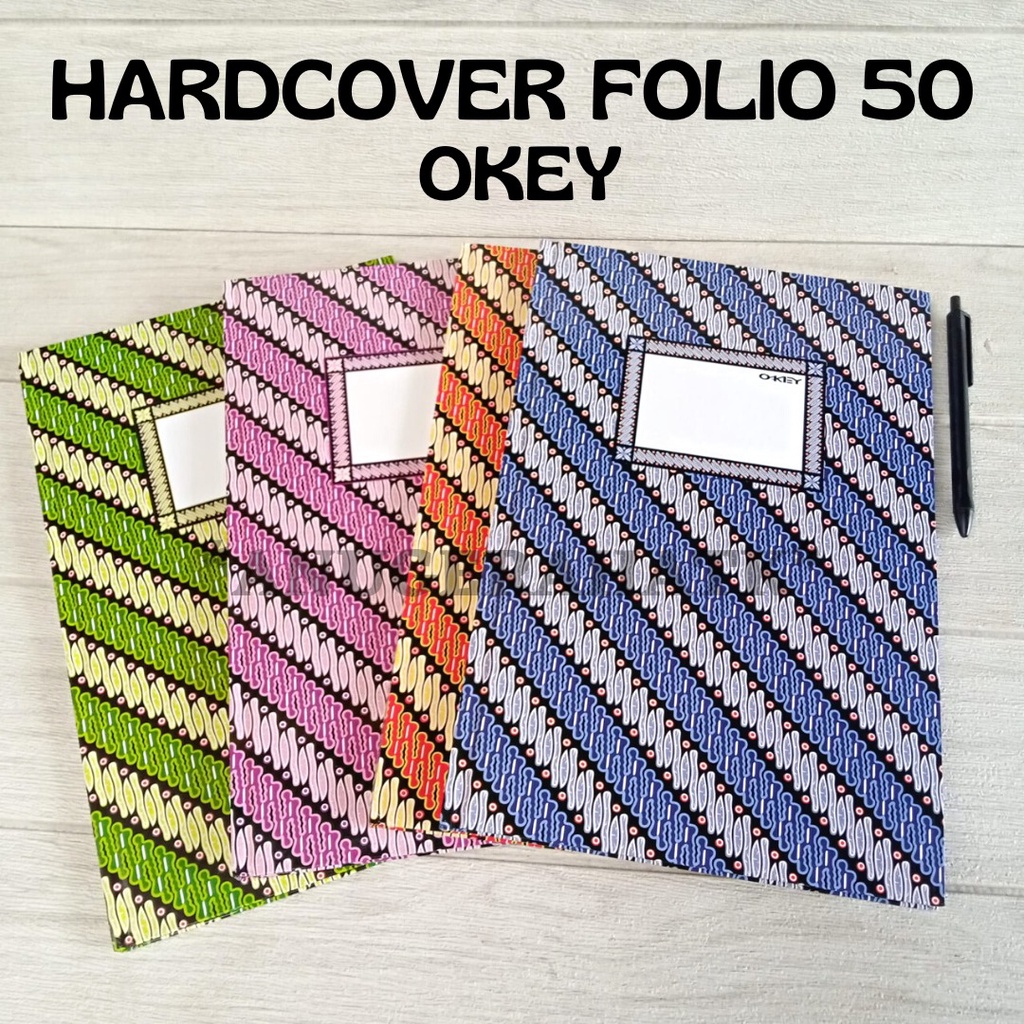 

Buku Hardcover Folio isi 50 OKEY