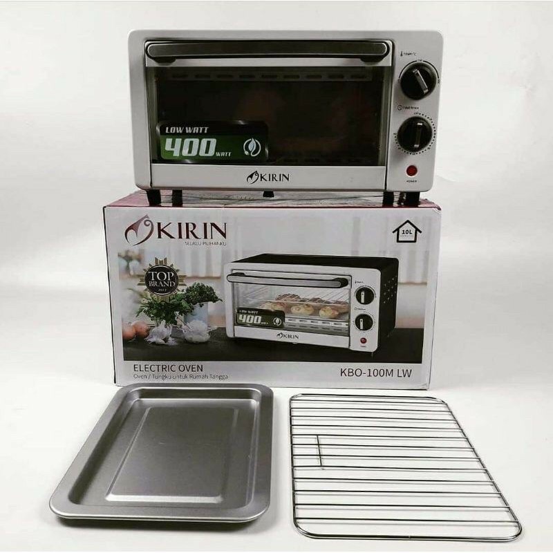 OVEN LISTRIK KIRIN KBO-100M LOW WATT 10 LITER / OVEN ELECTRIC ORIGINAL