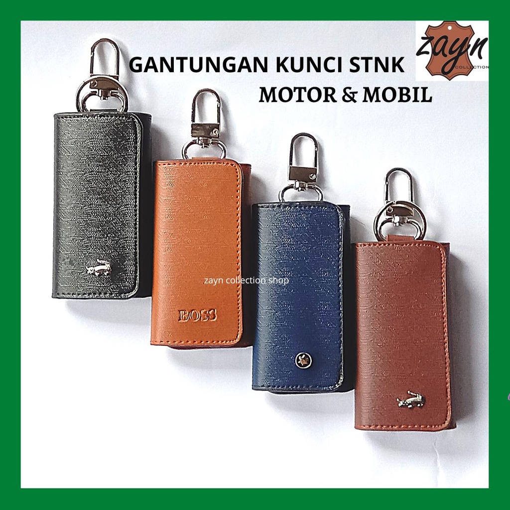DOMPET STNK + GANTUNGAN KUNCI MOBIL DAN MOTOR