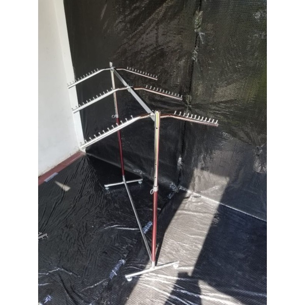 (real pick) gawang baju 120cm + suling kotak 6paku/9paku/12paku
