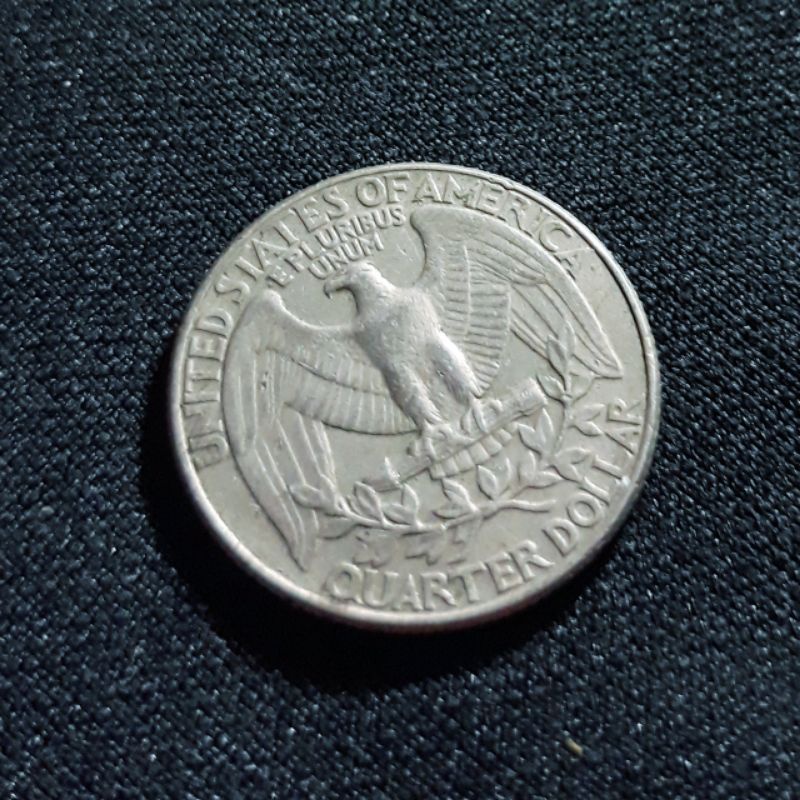 Koin Kuno Koleksi Asing : United States ( Amerika ) - 25 Cents 1992 D