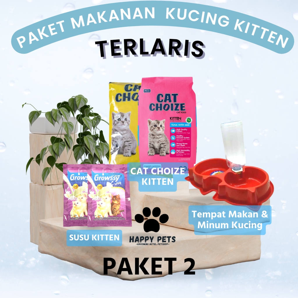 Paket Makanan Kucing kitten murah / Makanan Kucing kecil