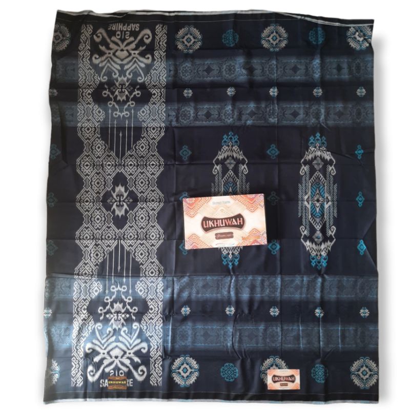 Sarung Tenun Ukhuwah Sapphire Premium Jacquard