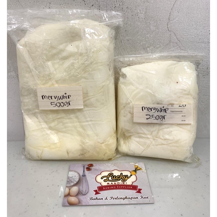 

Mentega Putih Gold Bullion MerryWhip Repack (250gr)