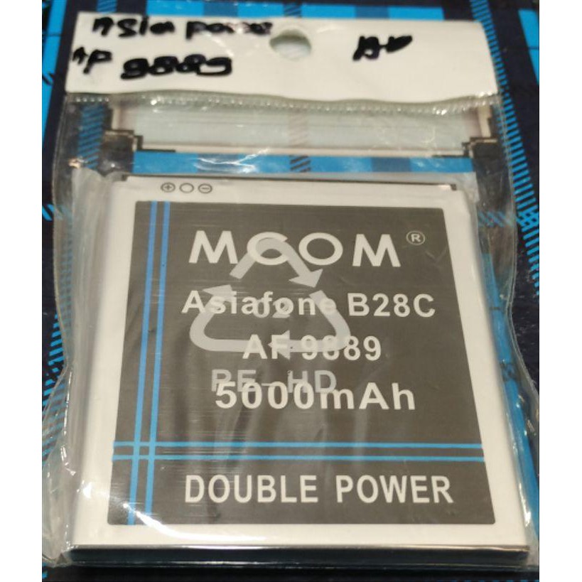 baterai asiafone b28c af9889 9889 Mcom 5000mah battery battle batt