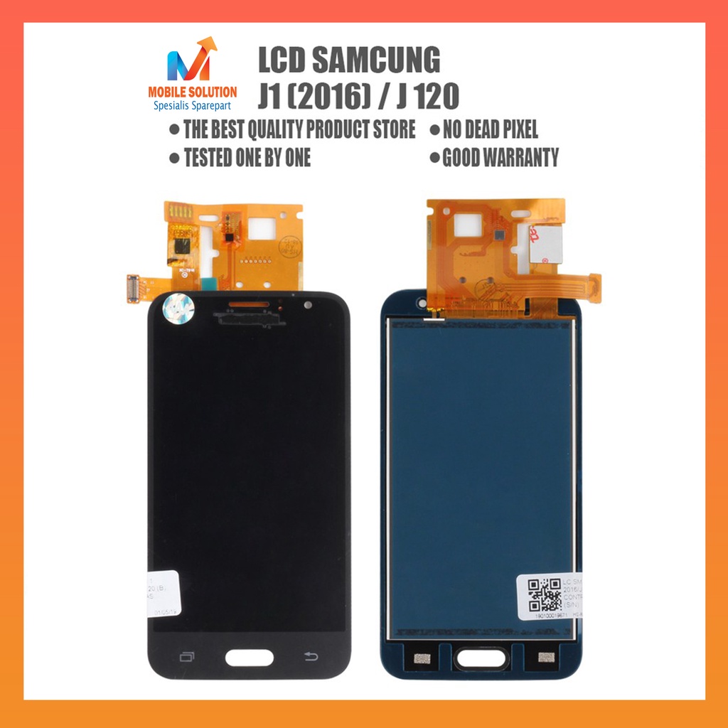 Grosir LCD Samsung J1 2016  J120 100% Fullset Touchscreen - Gransi 1 Bulan Packing Dus + full Buble