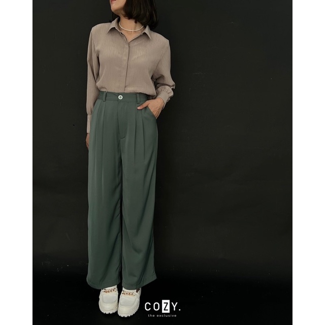 SIVALI COZY Le Metier Shirt | Kemeja Wanita Atasan Baju Kerja Office 234