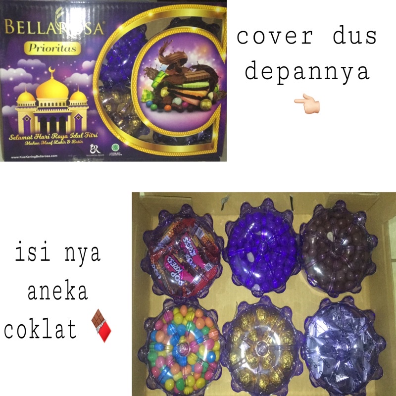 

BELI 10 BOX GRATIS 1 BOX, HAMPERS LEBARAN BELLAROSA COKLAT