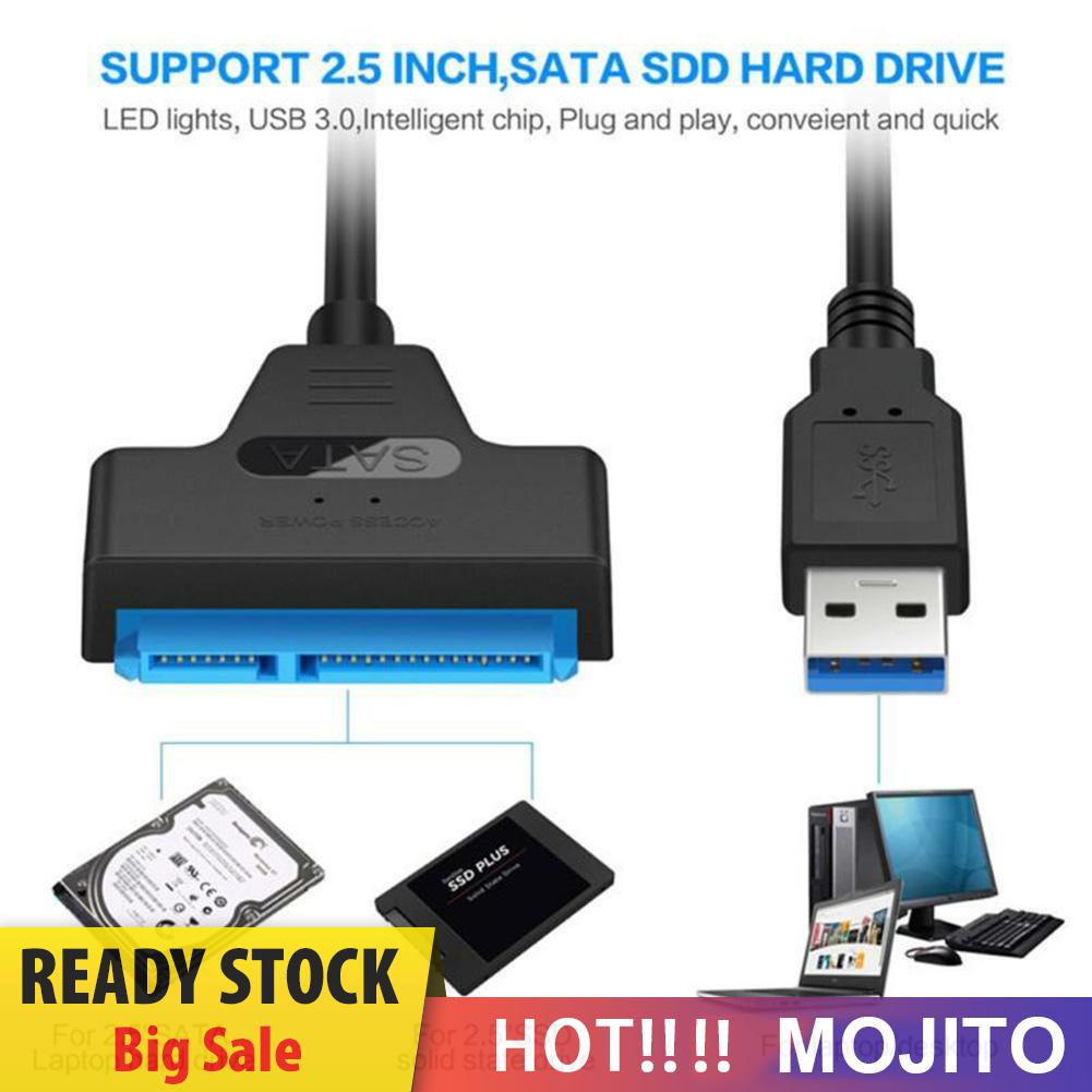 Kabel Adapter Converter Usb 3.0 To Sata Untuk Hard Disk Drive Ssd Hdd 2.5 Inch