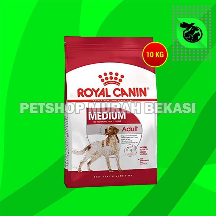 Makanan Anjing Dewasa Royal Canin Medium Adult 10 kg Dogfood 10kg