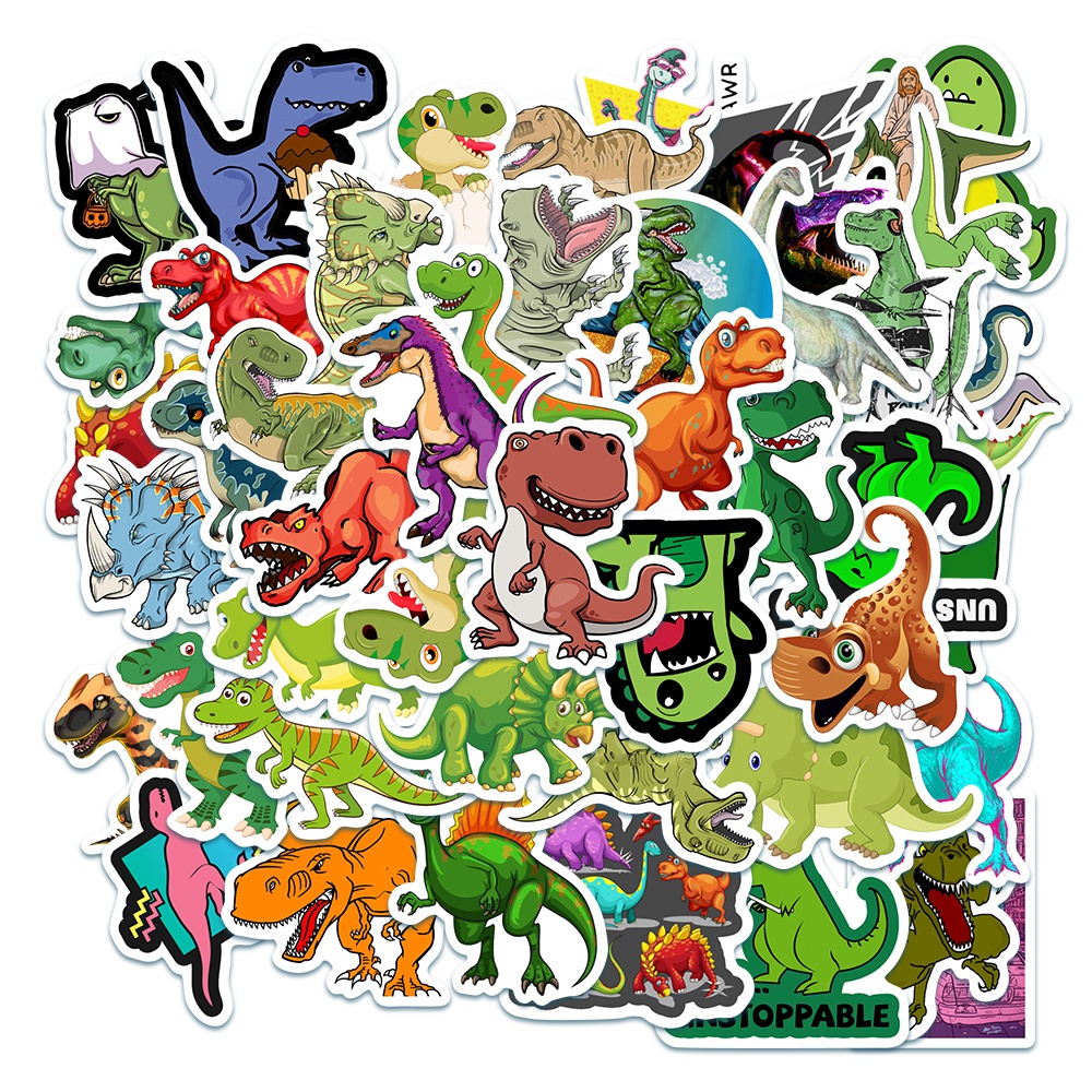 

Stiker Kartun Dinosaurusisi 40 pcs