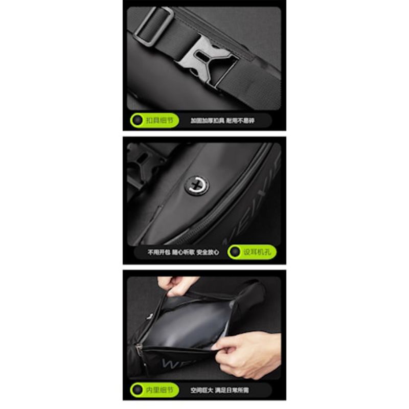 T4-Tas Slempang WEIXIER Pria Dan Wanita/Tas Sepeda
