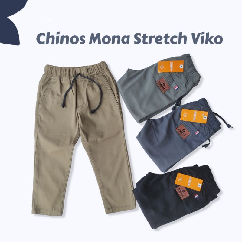 Gymbkids Celana Chino Chinos Panjang Anak Laki Cowok Usia 2 - 15 Tahun VIKO Premium Quality