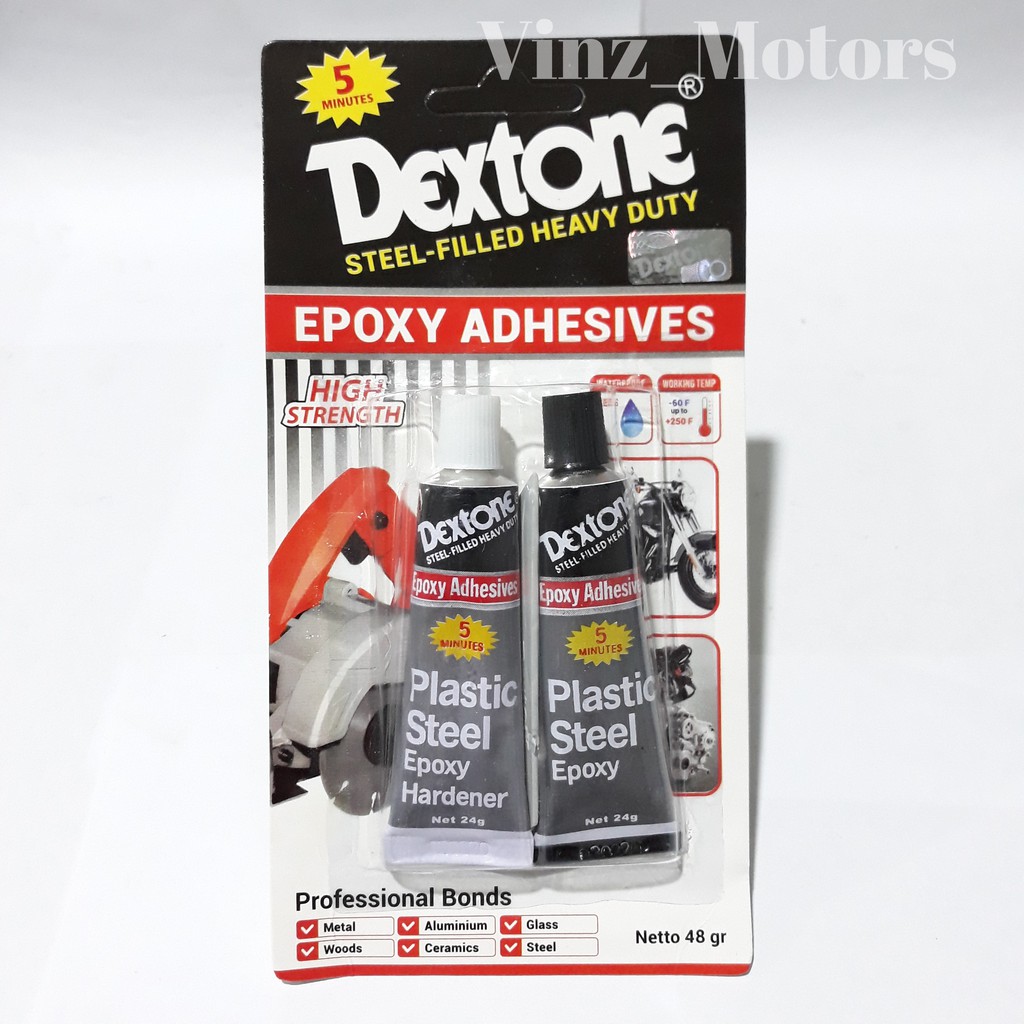 

LEM DEXTONE EPOXY ADHESIVES CAMPUR 5 MENIT 48 GRAM ORIGINAL