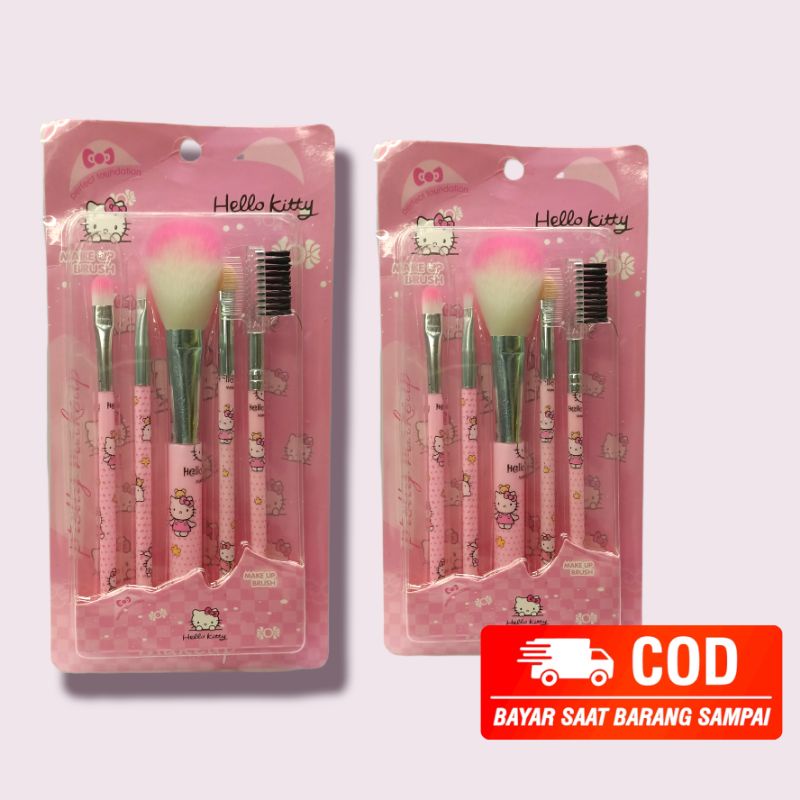 Kuas set hellokity isi 5 | Kuas Brush Hello Kitty