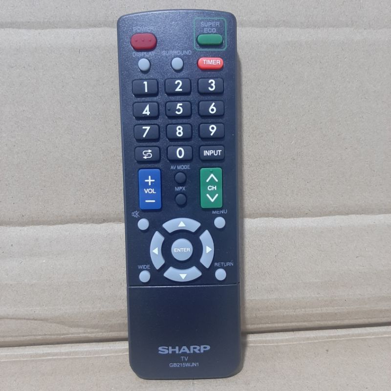 REMOTE REMOT TV SHARP LED LCD GB217WJSA ORIGINAL ASLI