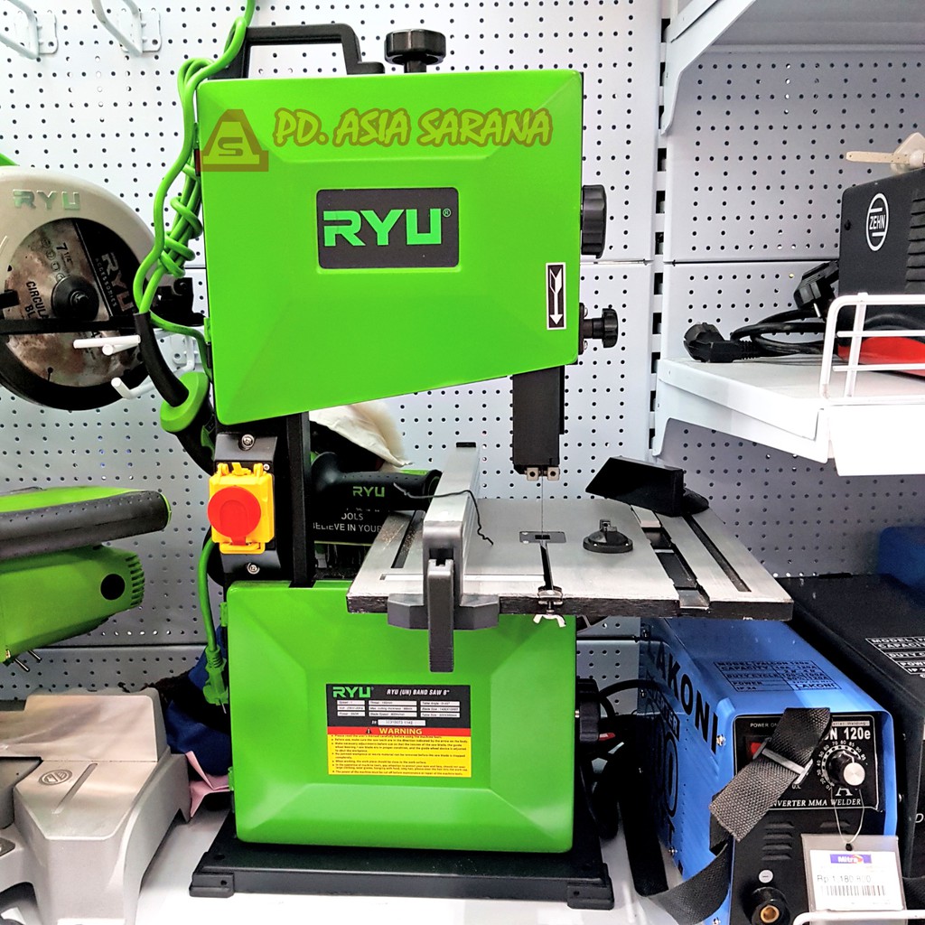 Mesin Band Saw 8" Inch RYU RBS8 Bandsaw Gergaji Pita Duduk Potong Kayu Tulang RBS 8