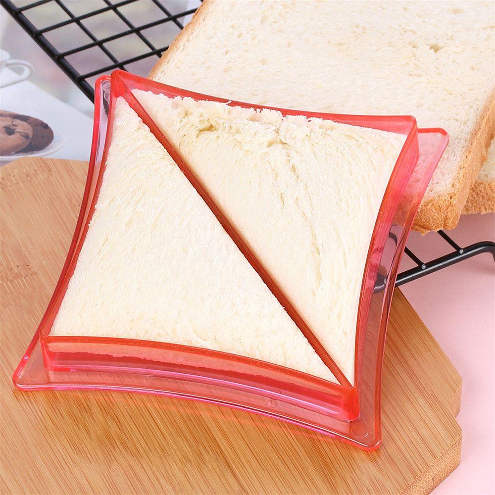 SOLIGHTER Kids Lunch Sandwiches Cutters Maker for Baking Cutter Food Cutting Sealer Plastic Kitchen Accessories Children Gift Bread Mold