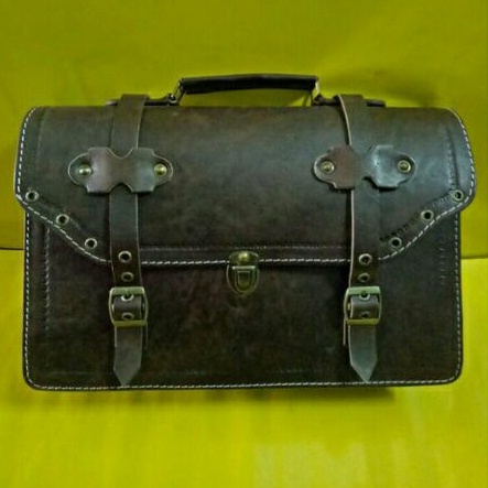 TAS KULIT ASLI SADEL SEPEDA ONTHEL