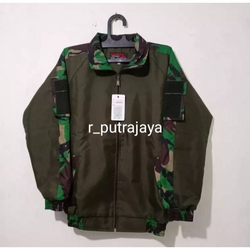 0[ORIGINAL] Jaket bomber tactical jaket kru kombinasi loreng tni malvinas