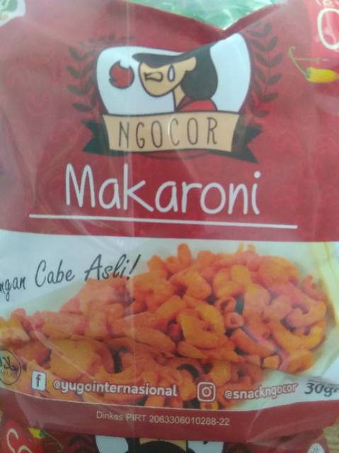 Makaroni ngocor pedas level 5