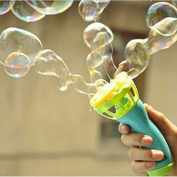 Mainan Shower Bubble Gun B156 Mainan Gelembung Sabun Bubble Guns 3 Mata Tembak Gelembung Mainan Busa Sabun