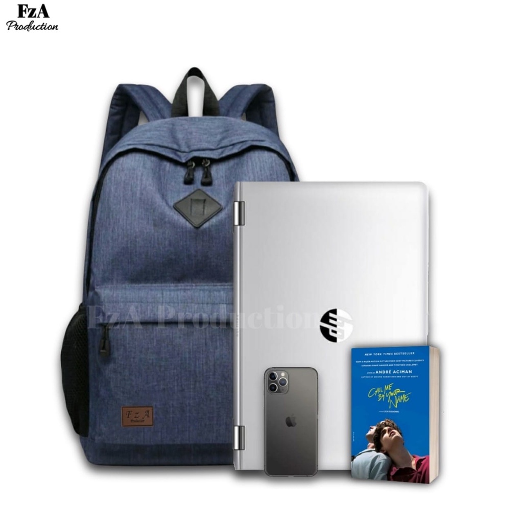 FzA Official - Tas Ransel Punggung Distro Casual Pria Wanita / Tas Ransel Laptop Backpack Original - BDNQT