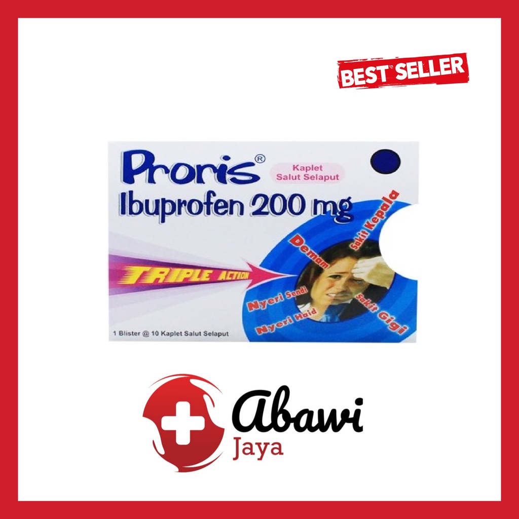 [AB] Proris 200 mg 10 Kaplet / PRORIS DEWASA
