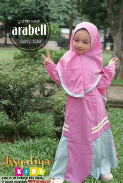Gamis anak arabell ori Assyabiya