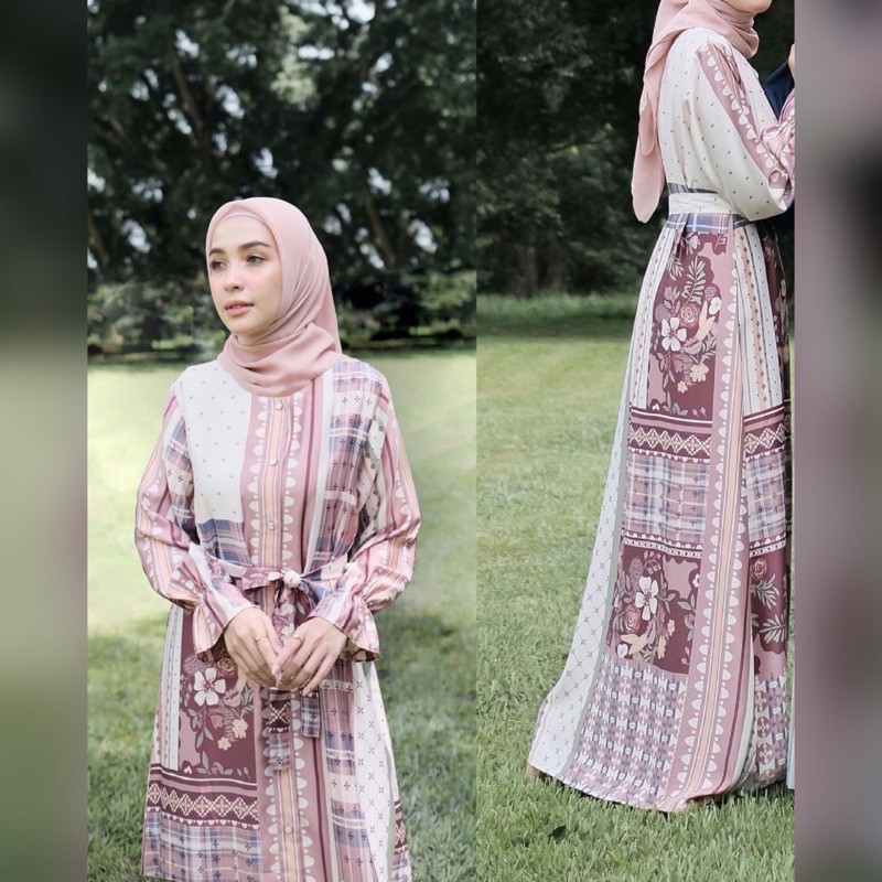 Binar Dress by Vanilla Hijab (Booked Rhinaa)
