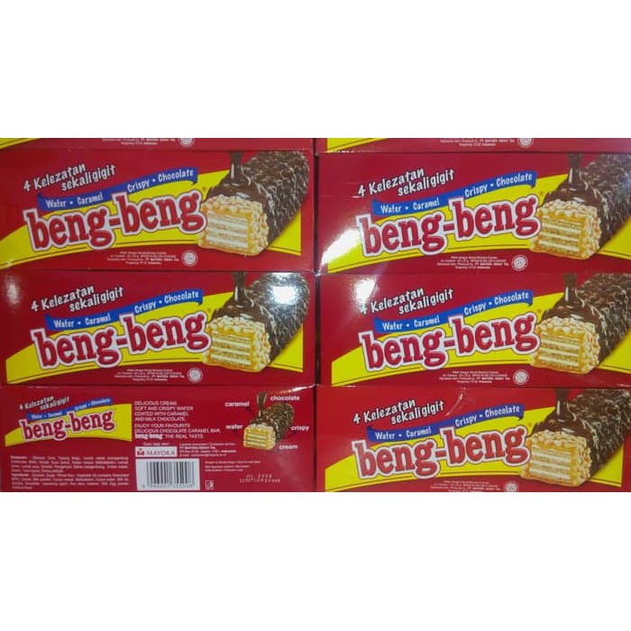 

Beng - Beng Wafer Caramel Coklat Isi 17 pis ya kemasan baru