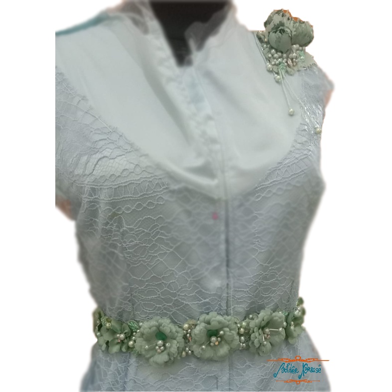 Hiasan Pinggang, Hiasang Kebaya, Hiasan Jilbab, Hiasan Gaun, Konektor Panjang 55 cm