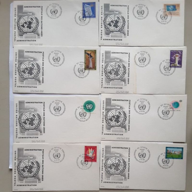 

Perangko first day cover FDC United Nation Geneva Swiss sampul 1 prangko