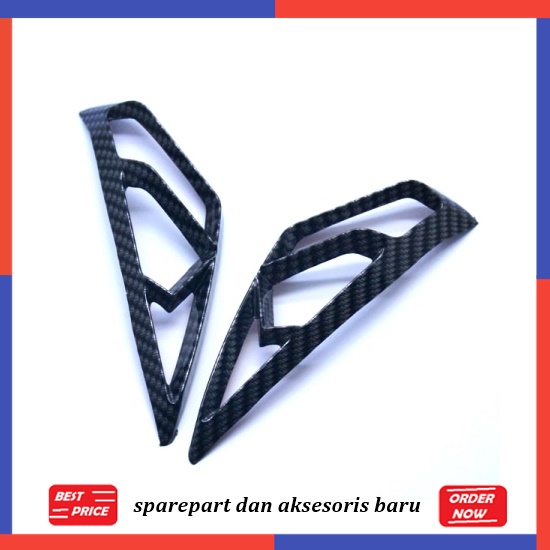 VARIASI LAMPU DEPAN AEROX 155 BLACK CARBON NEMORACING AKSESORIS MOTOR