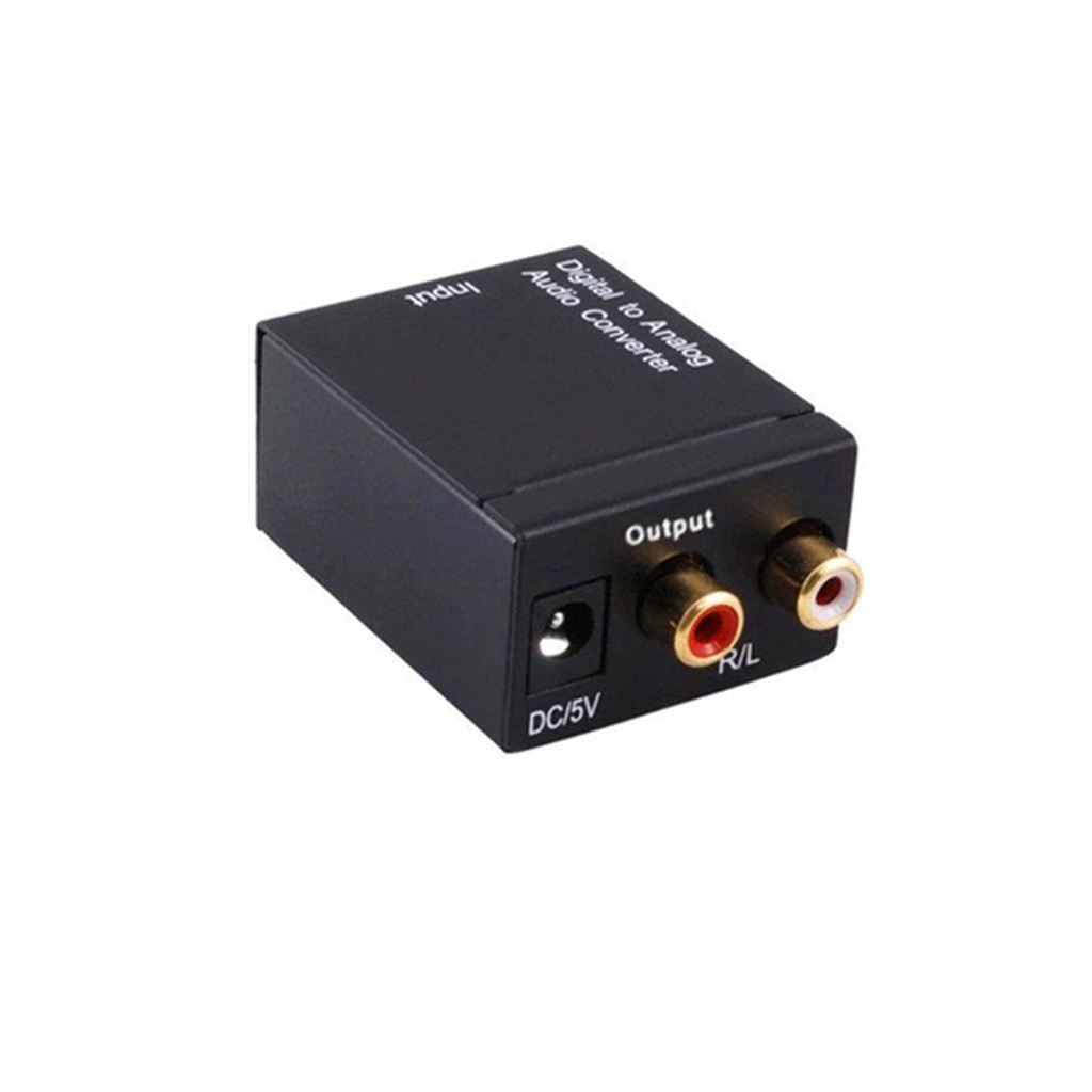 Toslink Digital to Analog Audio Converter Optik RCA Coaxial