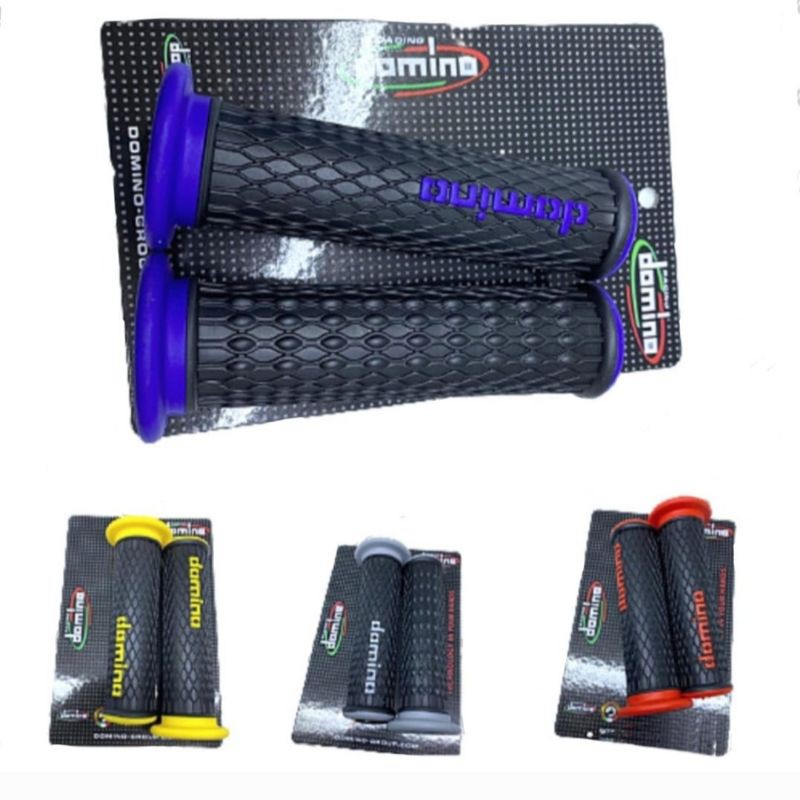 Handgrip Domino Polos super soft, kualitas ori cocok untuk semua motor isi sepasang