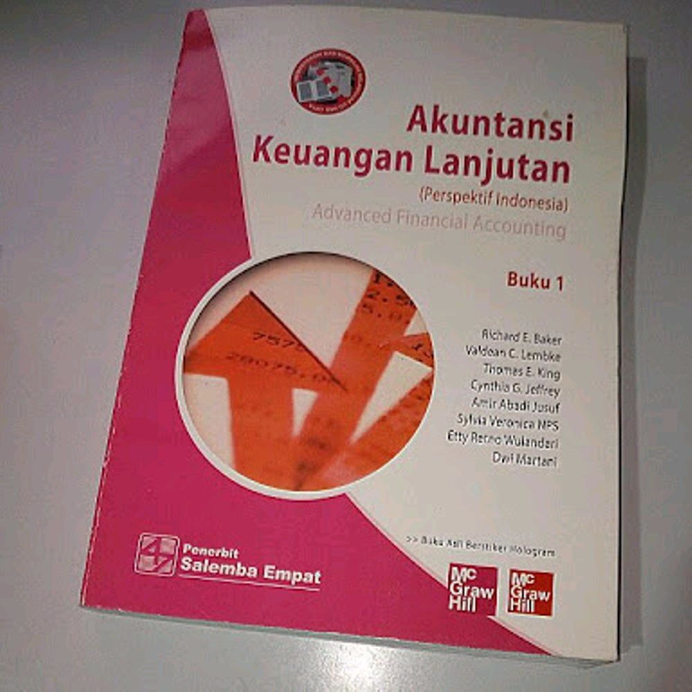 Buku Akuntansi Keuangan Lanjutan Perspectif Indonesia Buku 1 By Richard E Baker