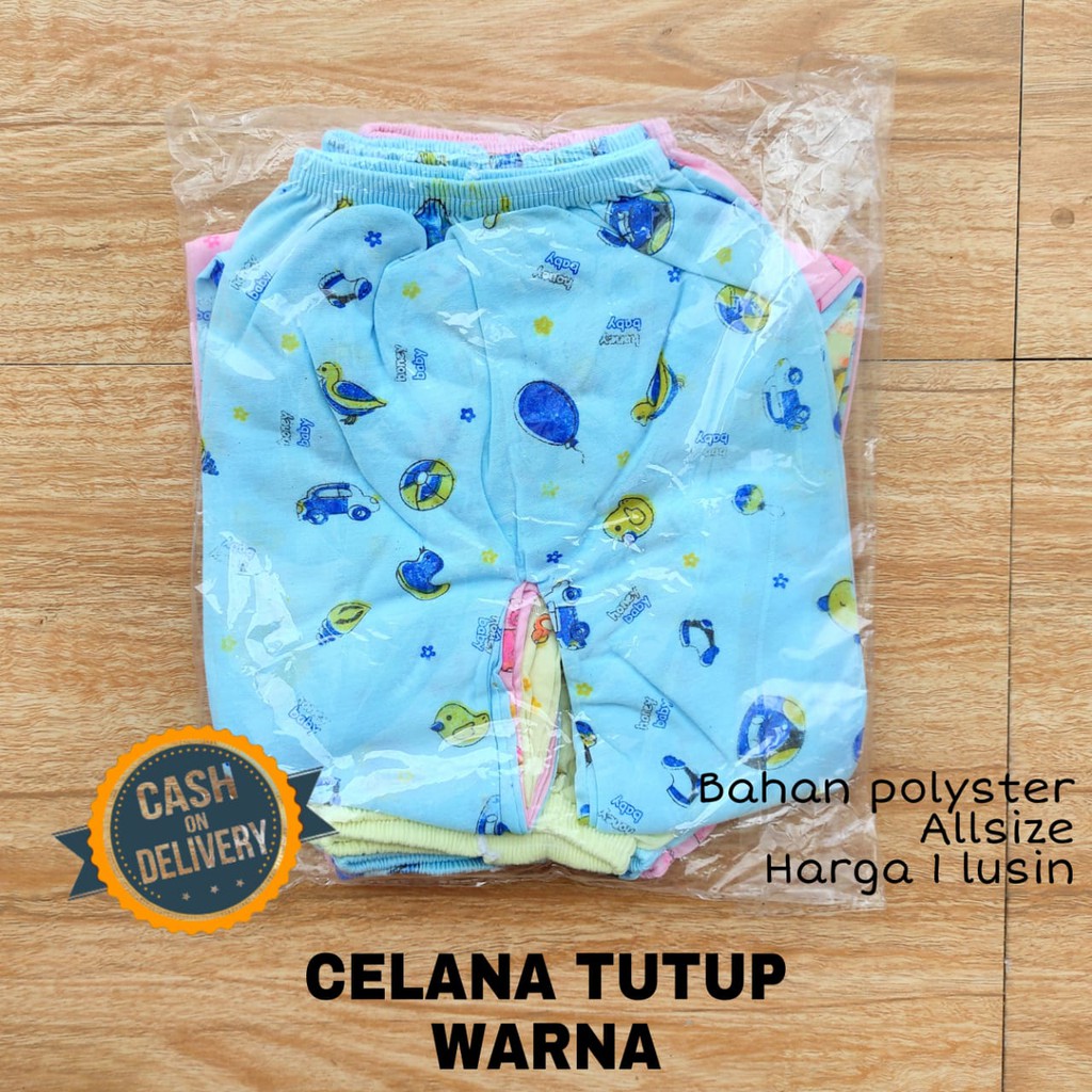 1 LUSIN (12 pcs) Celana bayi panjang perlengkapan bayi lahir